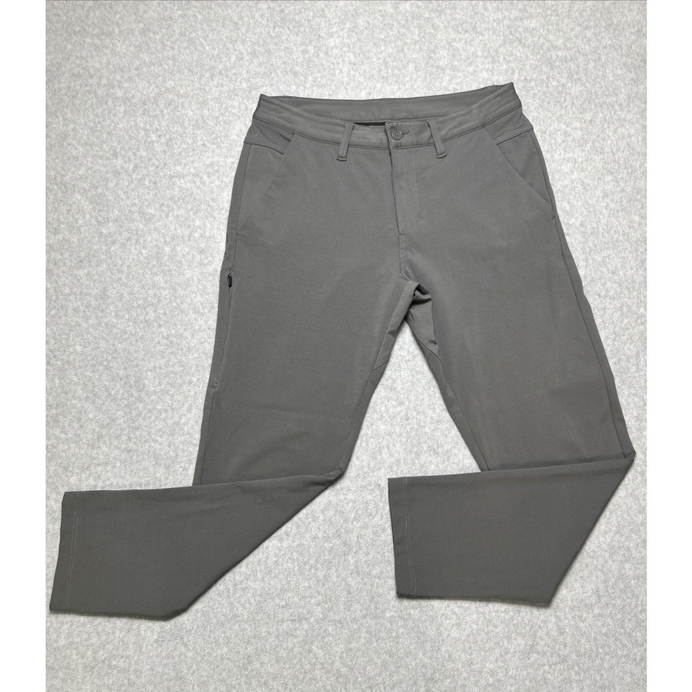 BYLT Pants Everyday Pant 2.0 Gray Men's Small 30x27 Premium Basics Athletic Fit